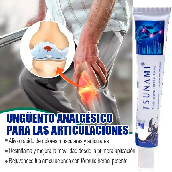 Crema TSUNAMI para Dolores Musculares y Articulares | Alivio Rápido y Natural – Envío a Todo Costa Rica
