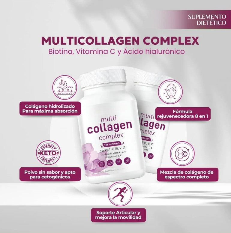 Colágeno Hidrolizado Multi Peptides | Piel, Cabello y Articulaciones