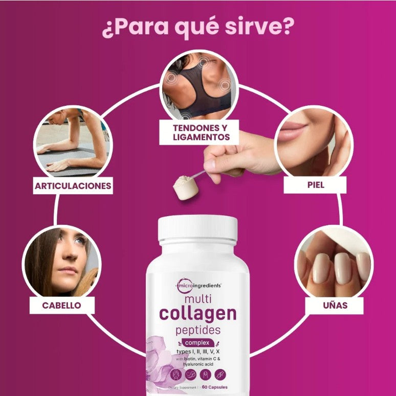 Colágeno Hidrolizado Multi Peptides | Piel, Cabello y Articulaciones
