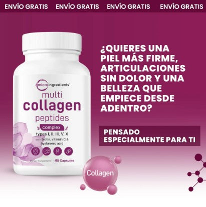 Colágeno Hidrolizado Multi Peptides | Piel, Cabello y Articulaciones