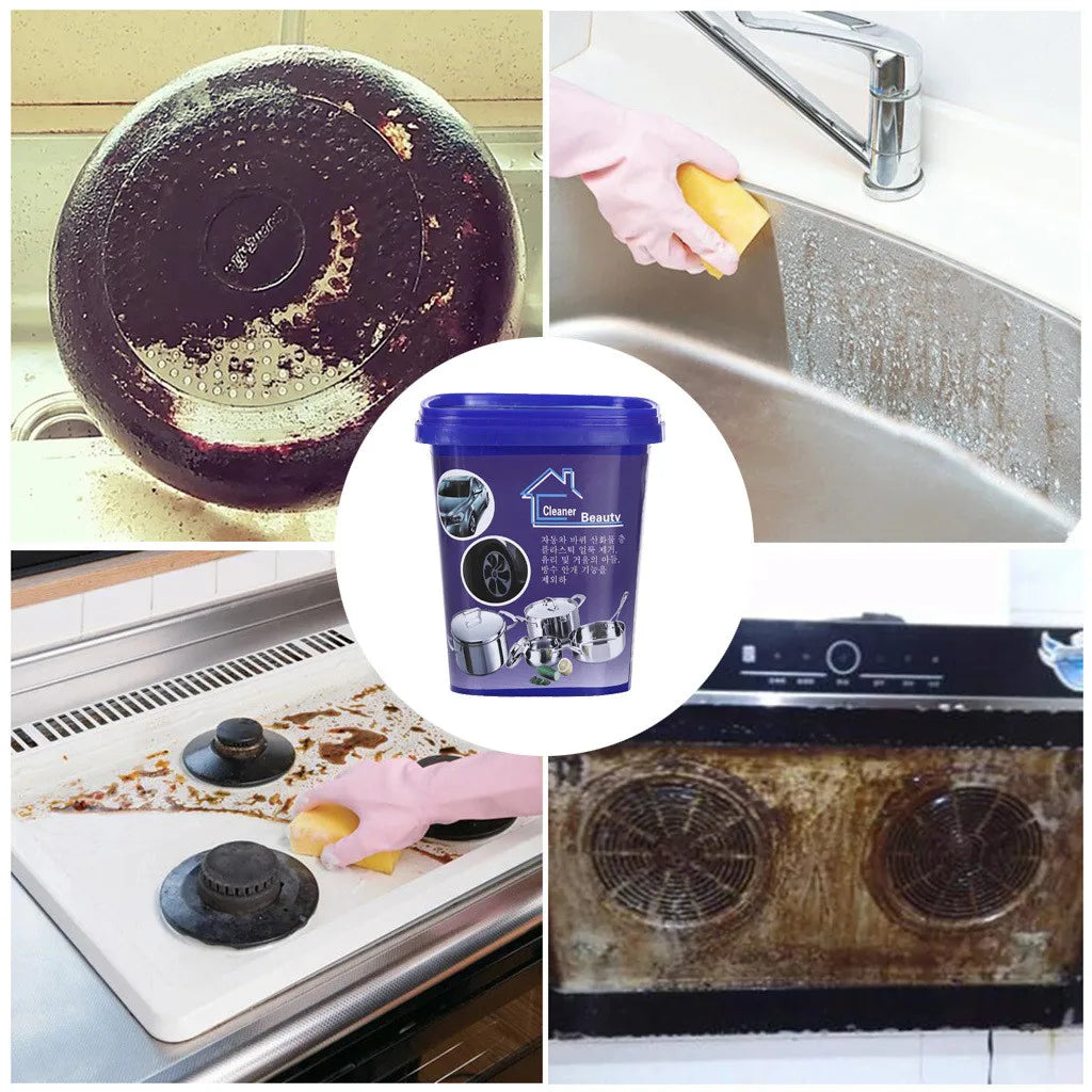 Crema Limpiadora Multiusos | Elimina Grasa, Óxido y Manchas Difíciles + REGALO
