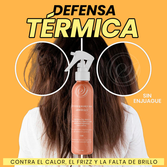 Crema Alisadora con Termoprotector SECRETOS | Anti Frizz, Brillo y Suavidad sin Grasa
