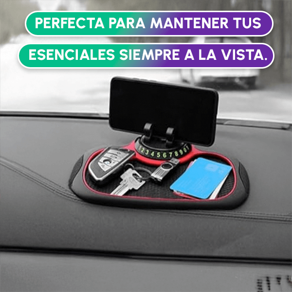 Alfombra Giratoria 360° Antideslizante para Auto | Organiza y Conduce Seguro + REGALO