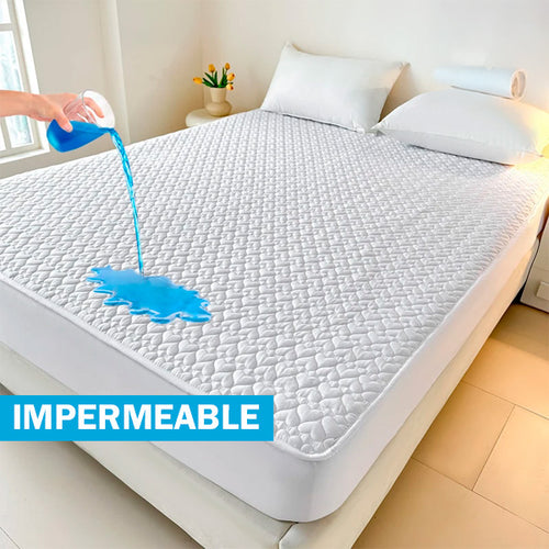 Cubre Colchón Impermeable Antibacterial | Protección y Confort Total