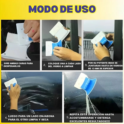 🔥 LIMPIA VIDRIOS MAGNÉTICO EFECTO RELUCIENTE + ENVÍO GRATIS