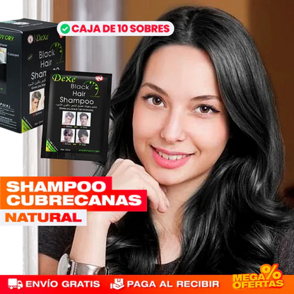 Shampoo Vegetal Cubre Canas para Mujeres | Renová tu Color Natural Sin Químicos + REGALO