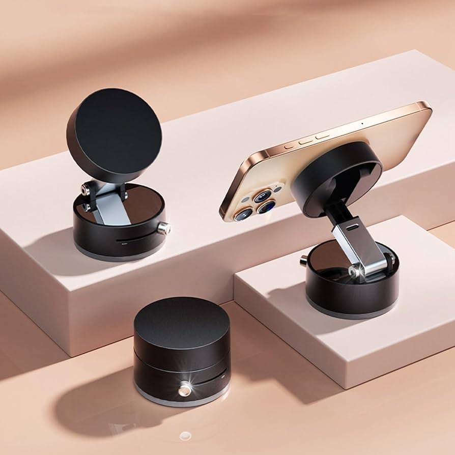 🧲 Soporte Móvil Magnético para Auto – Ventosa Ultra Fuerte & Giro 360°