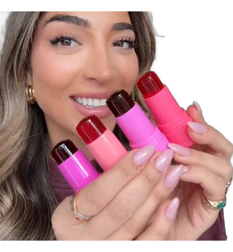 Tinta de Labios de Gelatina Multiusos | Hidratación y Color Duradero