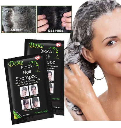 Shampoo Vegetal Cubre Canas para Mujeres | Renová tu Color Natural Sin Químicos + REGALO