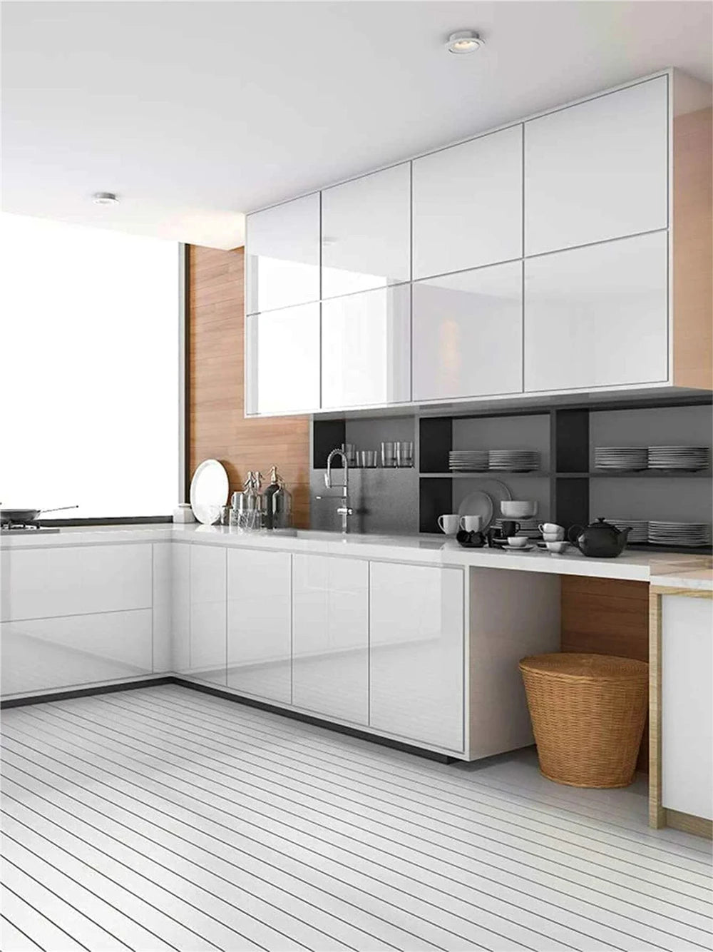 Película Mármol Autoadhesiva Impermeable – Papel Tapiz Renovación Cocina y Muebles