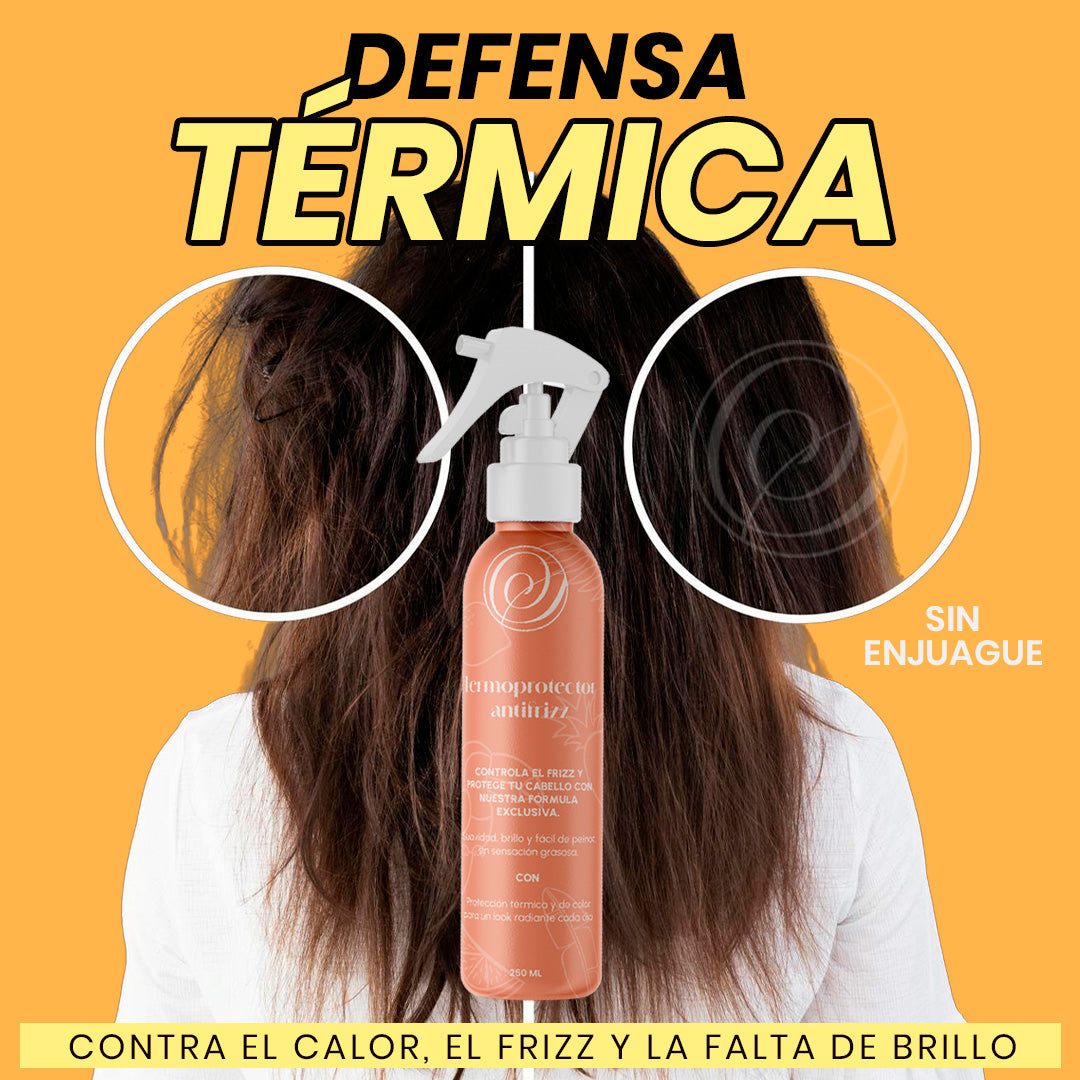 Crema Alisadora con Termoprotector SECRETOS | Anti Frizz, Brillo y Suavidad sin Grasa