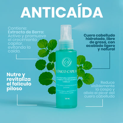 Tónico Capilar SECRETOS | Frena Caída y Revive Tu Melena 💧
