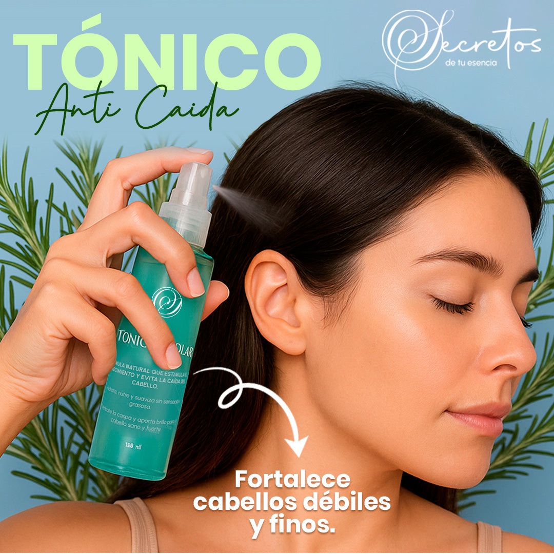 Tónico Capilar SECRETOS | Frena Caída y Revive Tu Melena 💧