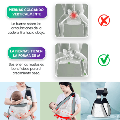 Cargador para Bebés Ergonómico | Comodidad y Seguridad Todo el Día + Envío GRATIS