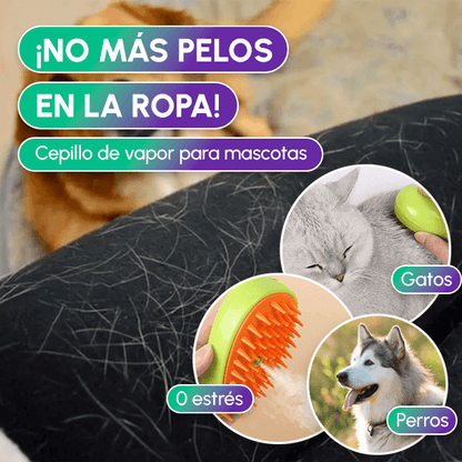 Paga 1 Lleva 2 Cepillos de vapor para mascotas + Envío GRATIS