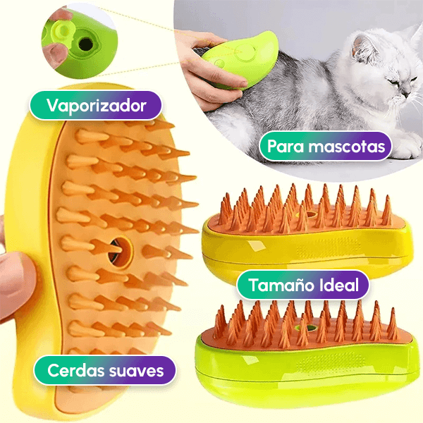 Paga 1 Lleva 2 Cepillos de vapor para mascotas + Envío GRATIS