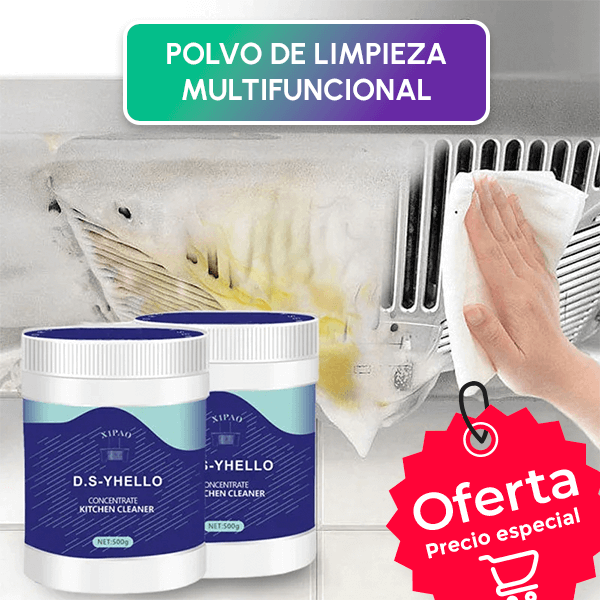 POLVO DE LIMPIEZA MULTIFUNCIONAL PARA COCINA + Envío GRATIS