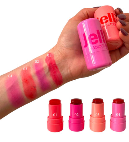 Tinta de Labios de Gelatina Multiusos | Hidratación y Color Duradero