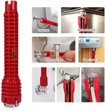 Llave Multifuncional 8 en 1 – Repara Baños, Cocinas y Más con Una Sola Herramienta | Envío Rápido
