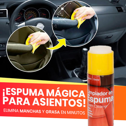 Limpiador Espuma Multiusos para Autos y Hogar | Elimina Suciedad y Grasa al Instante