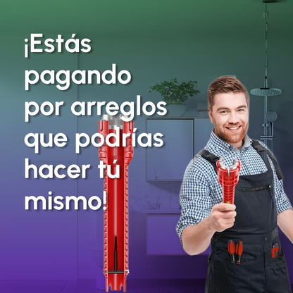 Llave Multifuncional 8 en 1 – Repara Baños, Cocinas y Más con Una Sola Herramienta | Envío Rápido