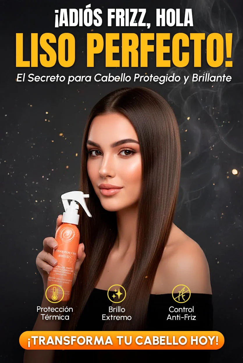 Crema Alisadora SECRETOS | Termoprotector Anti Frizz de Alta Potencia | Protección Térmica Avanzada