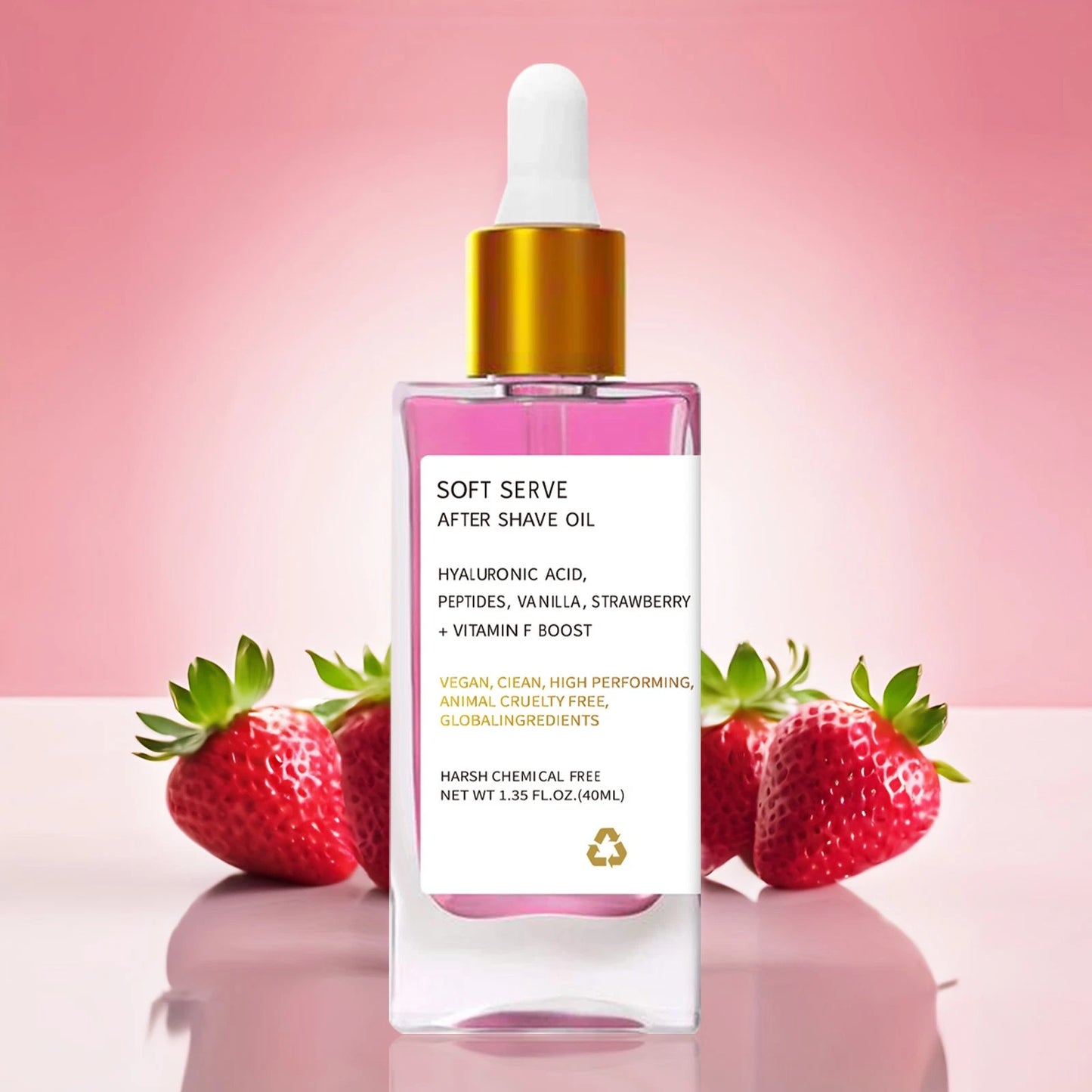 Aceite para Después del Afeitado Truly Beauty | Fresa y Vainilla | Anti Irritación, Vellos Encarnados y Granitos | Piel Suave e Hidratada