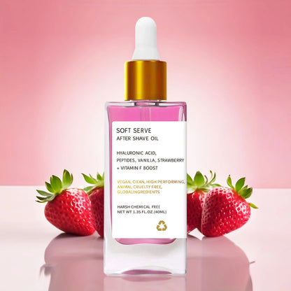 Aceite para Después del Afeitado Truly Beauty | Fresa y Vainilla | Anti Irritación, Vellos Encarnados y Granitos | Piel Suave e Hidratada