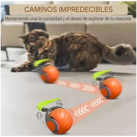 Pelota Interactiva para Gatos SPEEDY TAIL™ | Estimula su Instinto y Reduce el Estrés