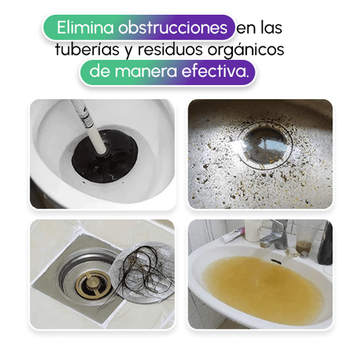 SÚPER POLVO DESTAPA TUBERÍA WILD TORNADO + REGALO